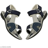 Synthetic leather Avengers-print boys sandals with PVC sole and Velcro fastening, ideal for ages 5-12 years