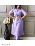 Women's cotton kurti with palazzo, solid-colored Indian ethnic wear for women in various sizes (S-XXL)