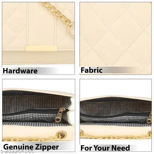 Faux leather striped net slingbag, elegant and durable women's accessory with magnetic closure and adjustable hand straps