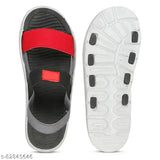 Striped net textile sandal for boy, lightweight EVA slip-on, breathable and adjustable daily wear (sizes: 5-5.5, 5.5-6, 6-6.5, 6.5-7, 7-7.5, 7.5-8, 8-8.5, 8.5-9, 9-9.5, 9.5-10, 9 to 10 Years; origin: India)