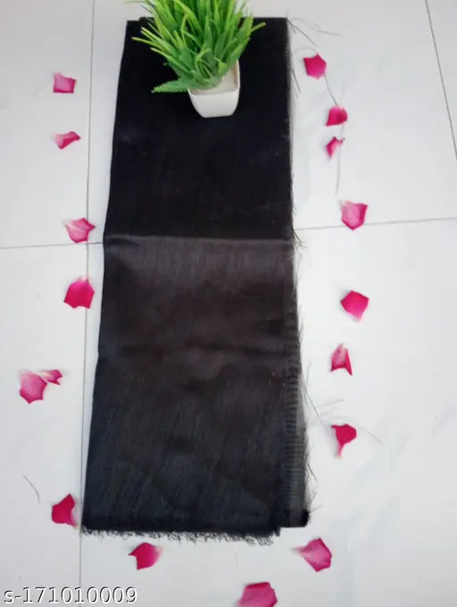 Pink Georgette saree with striped running blouse and art silk blouse, Zari free size from India