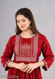 Unique Naira rayon kurti, three-quarter sleeves, printed combo for versatile occasions, India origin