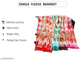 Fleece floral FAB soft ac/winter blanket pack of 5, free size (88x60in), made in India