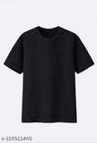 Polyester TSRT 599 solid net short sleeves men's t-shirt in XL, India origin