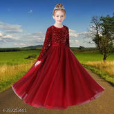 Kids net party dresses, printed sleeveless, various sizes from 5-16 years