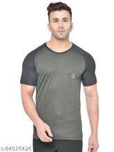 Grey printed active t-shirt for men, 100% polyester with moisture transport system, XL size from Chkokko