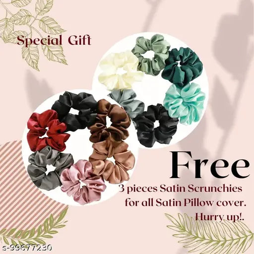 Blue premium satin silk hair cap for sleeping, adjustable for curly hair (Pack of 1)