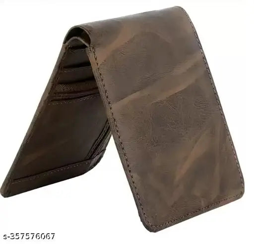 Multicolor canvas & leather men's wallet, RFID protected purse with 5 card slots, coin pocket, hidden pockets - stylish everyday carry accessory (India origin)