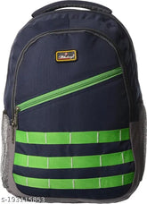 Blue-green canvas laptop backpack, blubags L3 with single compartment, free size, made in India