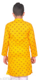 New cotton long-sleeve printed kurta for boys in India, vibrant design on 2-3, 3-4, and 4-5 years sizes