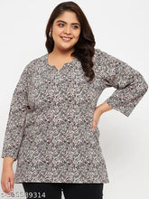 Vinaan Plus Size Women's Rayon Printed VNeck Top - XL, XXL, 3XL, 4XL. Comfortable, versatile, and colorfast casual wear