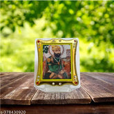 Shri Guru Teg Bahadur Ji religious idol figurine, 6cm/7cm size, Indian art for home office or car dashboard