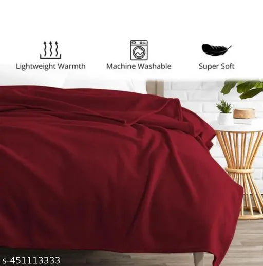 Maroon fleece Daksh Treaveller Panipat Bazar Balankrt, single piece, 120 thread count