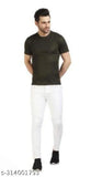 Denim, plain white jeans for men, solid-patterned denim from India