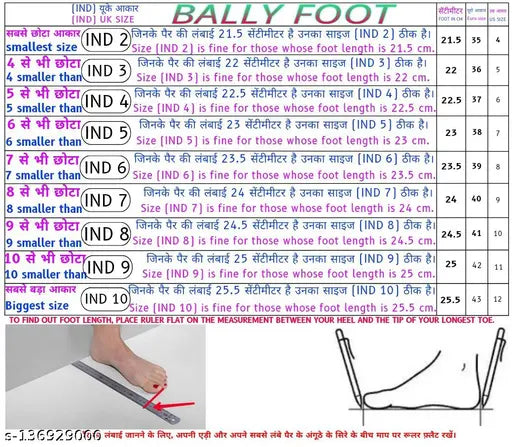 Black synthetic Bellies and Ballerinas mojaris and juttis for women's everyday use. Embellished design, comfortable walking experience." (104 characters)