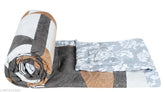 Cotton 220 GSM microfiber AC blanket, reversible printed double bed quilt for all seasons - India