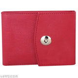 PU leather formal/casual wallet, trendy and fashionable for everyday use. Single free size (L9cm x W11cm), 2 compartments by RockzoneEnterprise