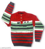 Wool striped net sweater for kids, very comfortable and soft, ideal for boys or girls, India origin