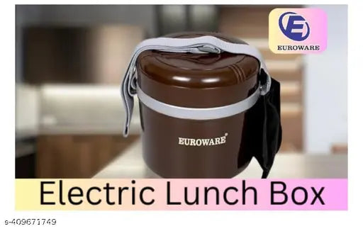 Aluminum EUROWARE electric lunch box set, multi-colored and microoven safe for packing meals in India