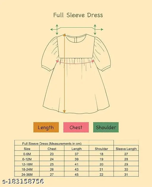 Cotton blend girls' winter dresses with self-design net, comfortable for kids aged 0-2 years