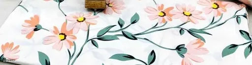 Digital print multi-colored cotton blend bedsheet set, featuring 1 double size bedsheet, 2 pillow covers, and 2 cushion covers with embroidery, suitable for adult use during summer seasons. Made in India