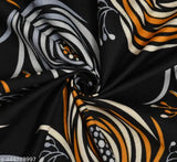 Multi-colored cotton blend, superfine ethnic motifs single elastic bedsheet & pillow covers (60x90 inch), perfect for summer, machine washable