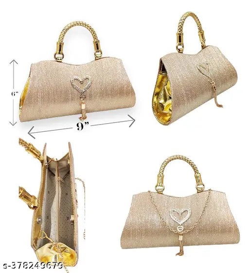 Apricus PU textured net women's combo clutch, 2 compartments, free size (5in x 9in), perfect for weddings & parties in India