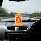 MultiColor polyresin Ganesh idol for home, office, or car dashboard - ideal religious decor