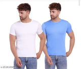 Multi-colored nylon men's half-fit shorts pack, featuring solid pattern in sizes S-XL