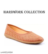 Synthetic leather printed ballerinas in FlateJUTI design, available in sizes IND-4 to IND-9 from India