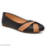 Synthetic Mojaris: VAZEE Designer Comfortable Bellies for Ladies, slip-on style in various sizes (IND-5 to IND-8)