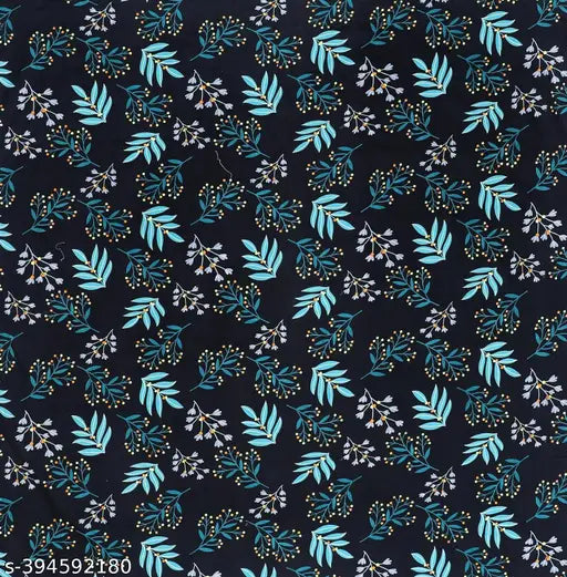 Cotton 210TC double bedsheet with botanical pattern, ideal for summer, two pillow covers included - ZCI