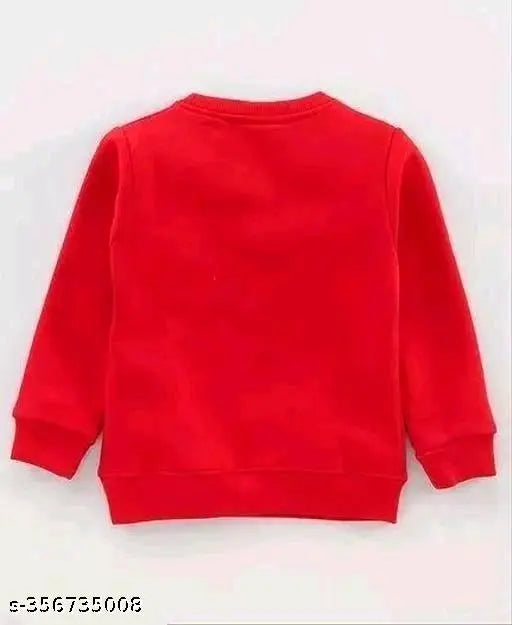 Colorful cotton blend youth sweatshirt with long sleeves and printed pattern, showcasing fun designs for kids aged 3-7 years old