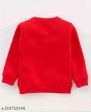 Colorful cotton blend youth sweatshirt with long sleeves and printed pattern, showcasing fun designs for kids aged 3-7 years old