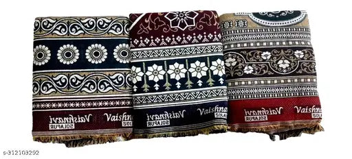 Vibrant Solapur chaddar cotton blanket set, premium quality, free size