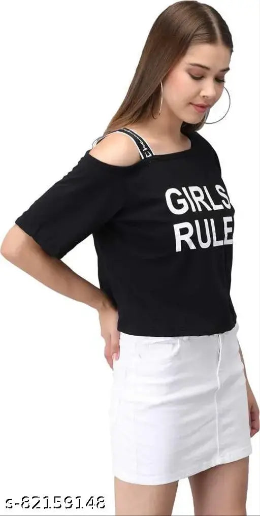 Printed cotton blend Sky Magic women's tunic tops - XS (38 in bust), L (40 in bust) - fashionable everyday wear with short sleeves