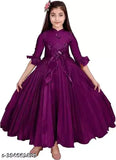 Silk blend embellished net dress for girls (1-2 years, 3-4 years), Indian princess wear