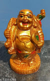 Unbreakable plastic Laughing Buddha statue, symbolizing wealth & prosperity. India origin