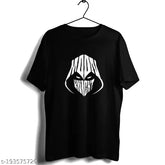 Men's Moon Knight graphic printed cotton t-shirt, cartoon design, anime style. Long sleeves, regular fit (M: Chest 38in, Length 26.5in). Eco-friendly ink, relaxed fit with reinforced stitching. Perfect gift for fans of unique fashion tees. Made in India