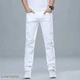 Top white denim jeans for men, premium quality, versatile fit and style