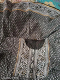 Traditional Rayon Anarkali Kurtis with three-quarter sleeves, printed combo for women, super hit black design from India