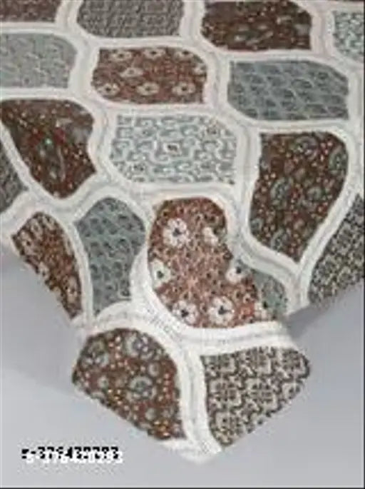 Multi-colored print cotton king size bed sheet with 2 pillow covers, superfine quality flat sheets featuring ethnic motifs for summer adult use, made in India