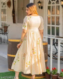 Women's regular fit floral printed rayon kurta, short sleeves, vibrant Indian fashion