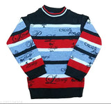 Multicolored Woolen Sweaters for Kids: 2 pack, long sleeves, colorblocked design, soft & comfortable, warm during winter