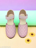 Synthetic slip-on net shoes for kids (ages 5-5.5), Ajanta Kid Belly EK1003, solid pattern, PVC sole, India origin