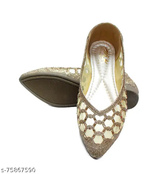 Nylon UK Collection women's lightweight flat heels, stylish and comfortable for outdoor casual fashion in various sizes (IND-3 - IND-9), nude color, slip-on design