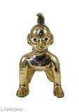 Handcrafted Brass Bal Radha Rani Idol (35 inch) - NEO CLASSIC Ashtadhatu, ideal for prayer and festivals