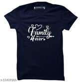 Cotton RAINBOWTEES Men's 4EVER FAMILY T-shirt, multi-colored printed design, short sleeves, men's regular fit