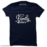 Rainbowtees men's 4EVER family t-shirts, printed cotton short sleeves in various sizes: S-XXXL, Indian origin