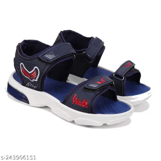 Printed net EVA sole slippers for boys (pack of 2) - trendy outdoor casual Bersache slipper-flip flops